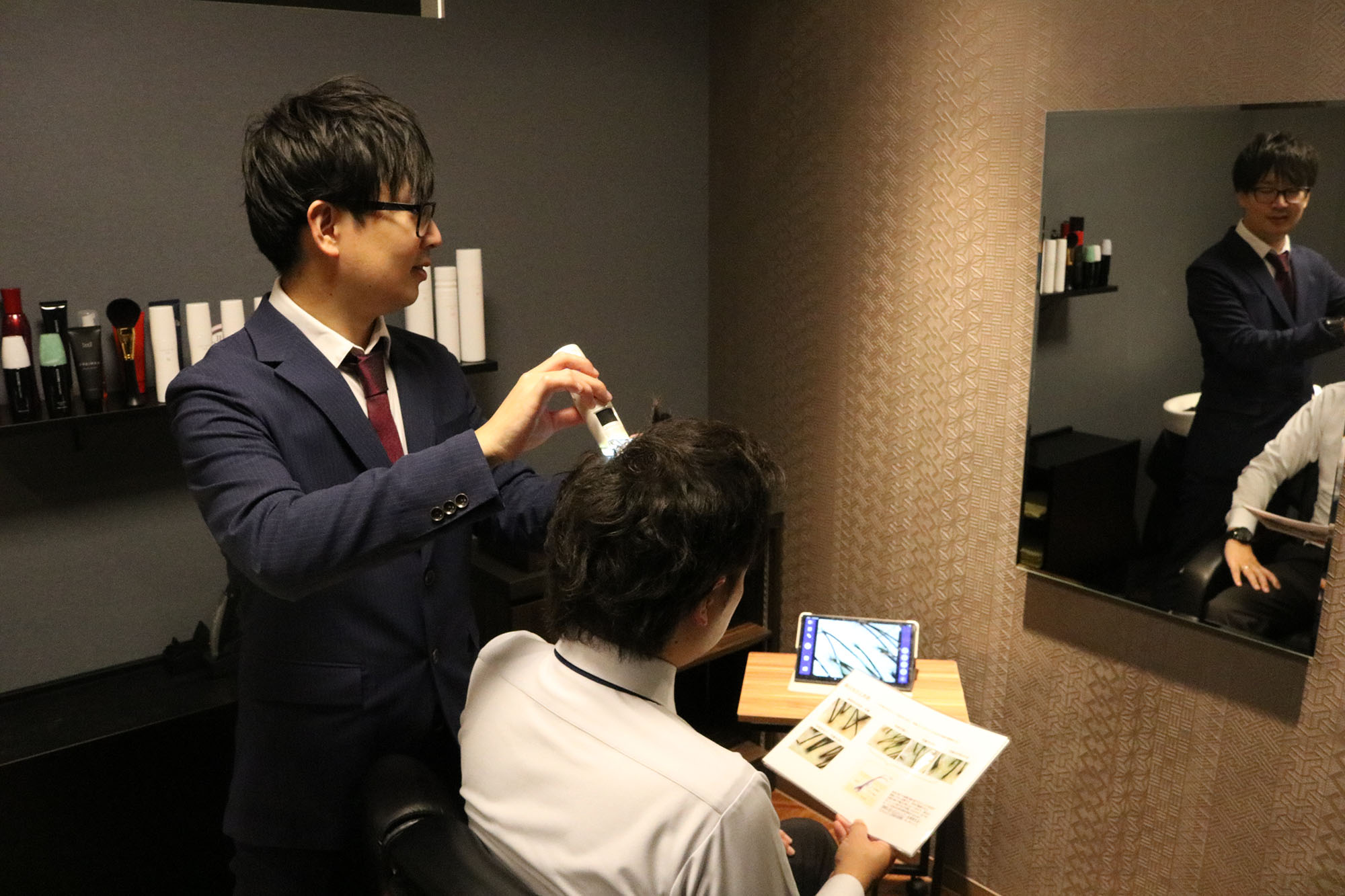 頭皮カウンセリング